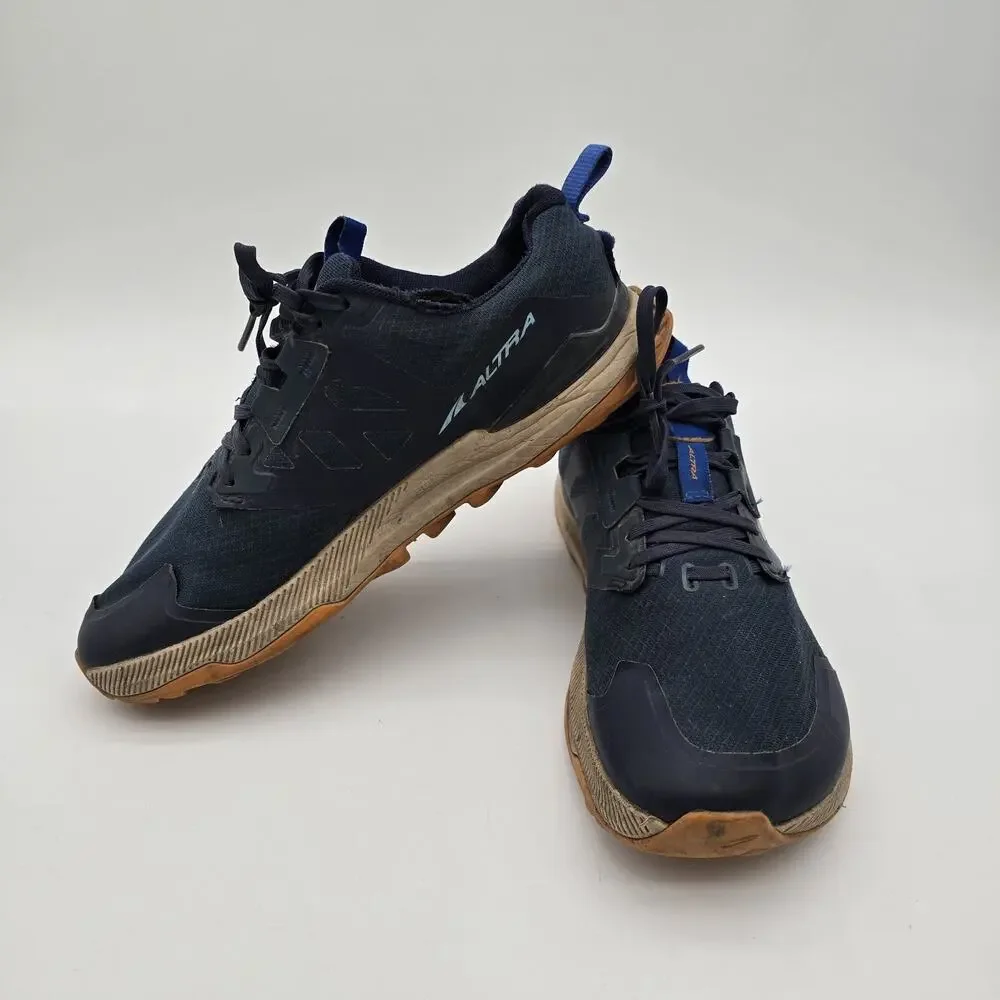Altra Lone Peak 7 Mens Size 8 Navy Blue Trail Running Shoes Sneakers Zero Drop